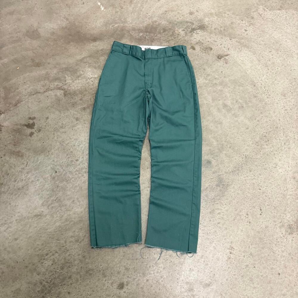 Green Dickies 874 Original Fit Chino Pants - Picture 4 of 8
